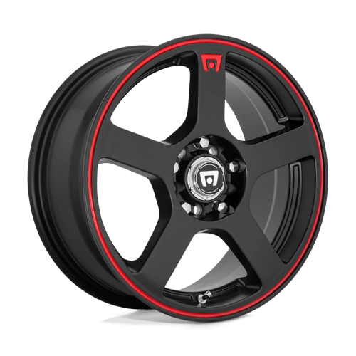 MR116 17X7 5X100/4.5 M-BLK/RED +40MM